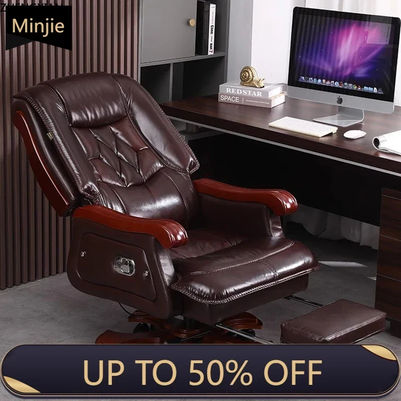 Office Furniture First - Silla de Cuero de Primera Capa