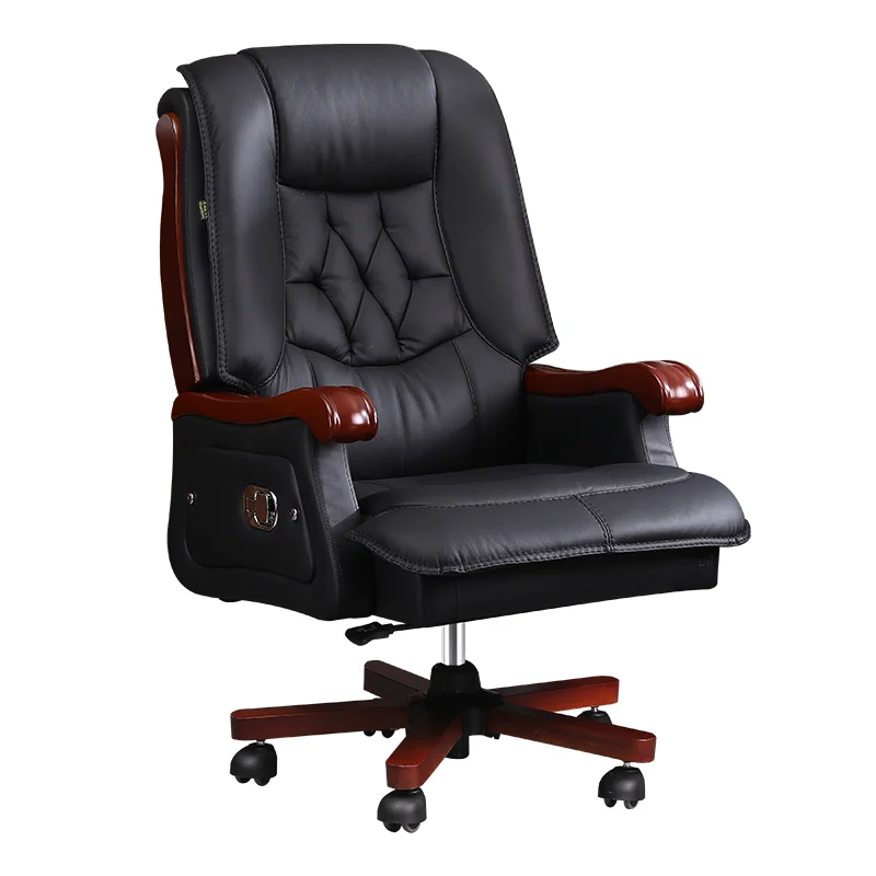 Office Furniture First - Silla de Cuero de Primera Capa