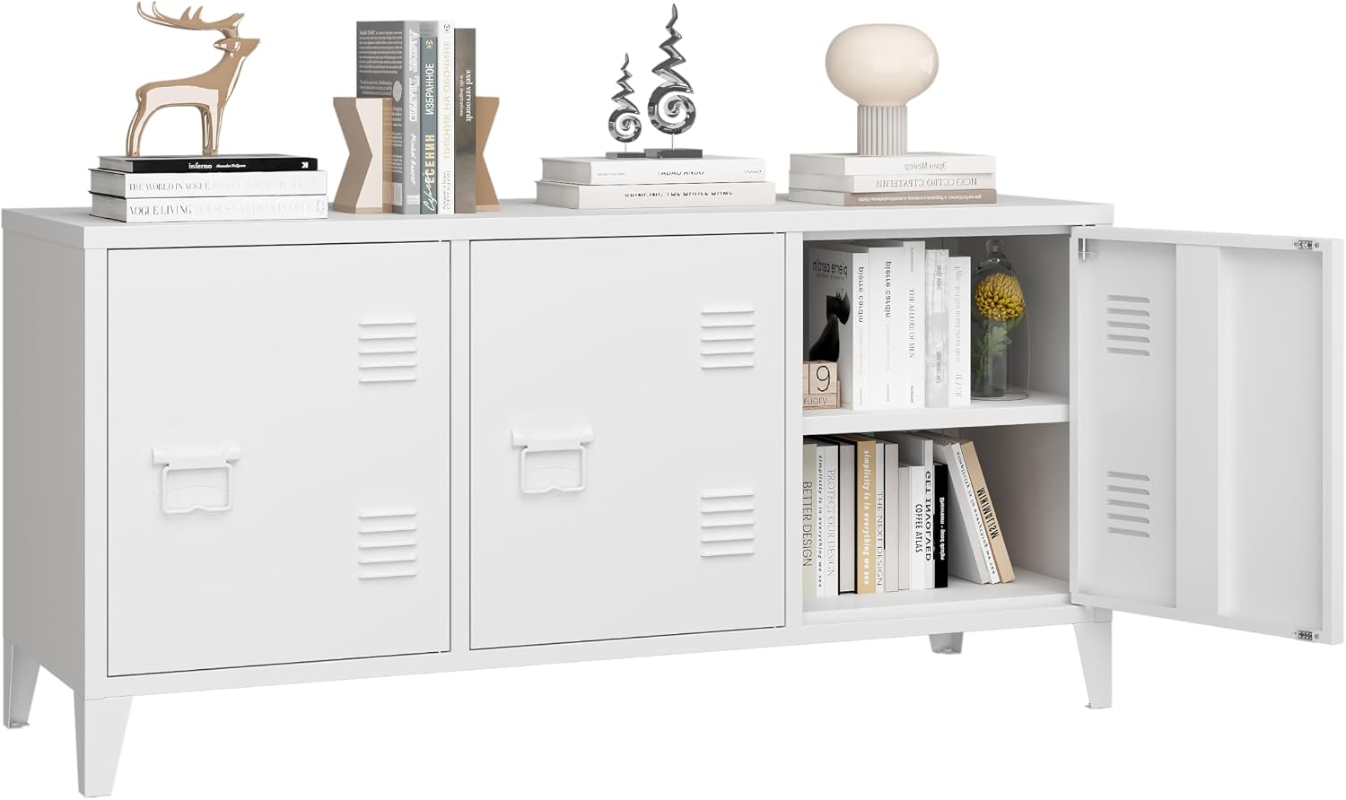 Office Furniture Credenza - Centro de entretenimiento moderno con soporte