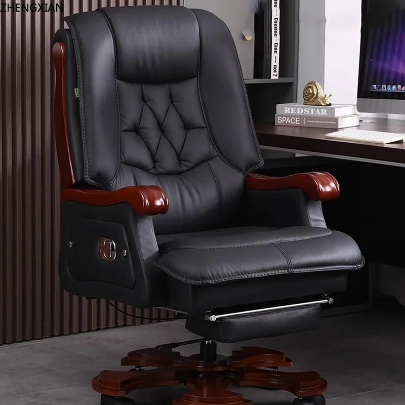 Silla de Cuero de Primera Capa - Office Furniture First reseña y precio