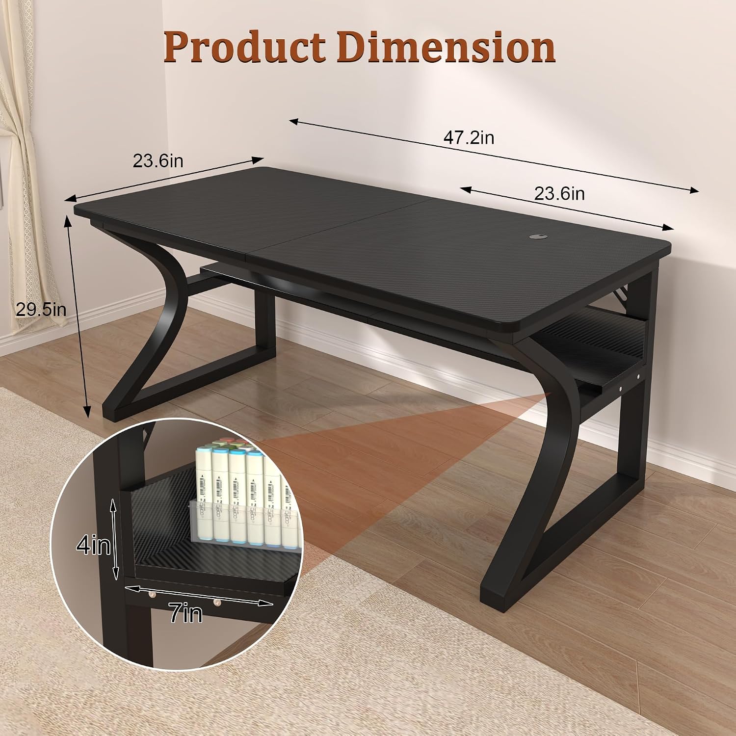 Escritorio de Computadora Metá - Office X Furniture reseña y precio