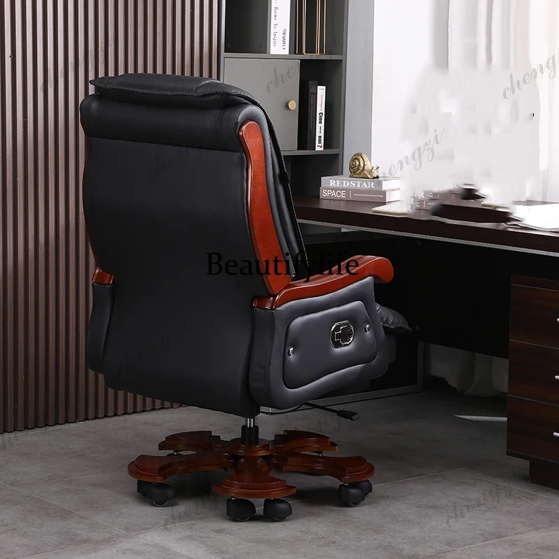 Silla de Cuero de Primera Capa - Office Furniture First reseña y precio