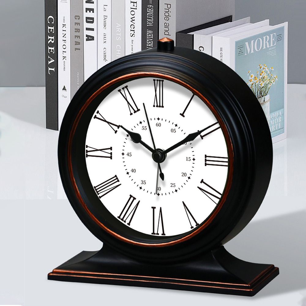 Reloj de escritorio de Metal V - Office Furniture Brand reseña y precio