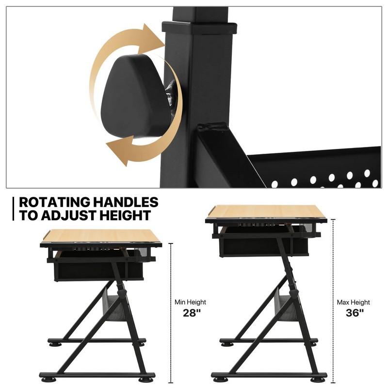 Mesa de Dibujo de Altura Ajust - Office Furniture Brand reseña y precio