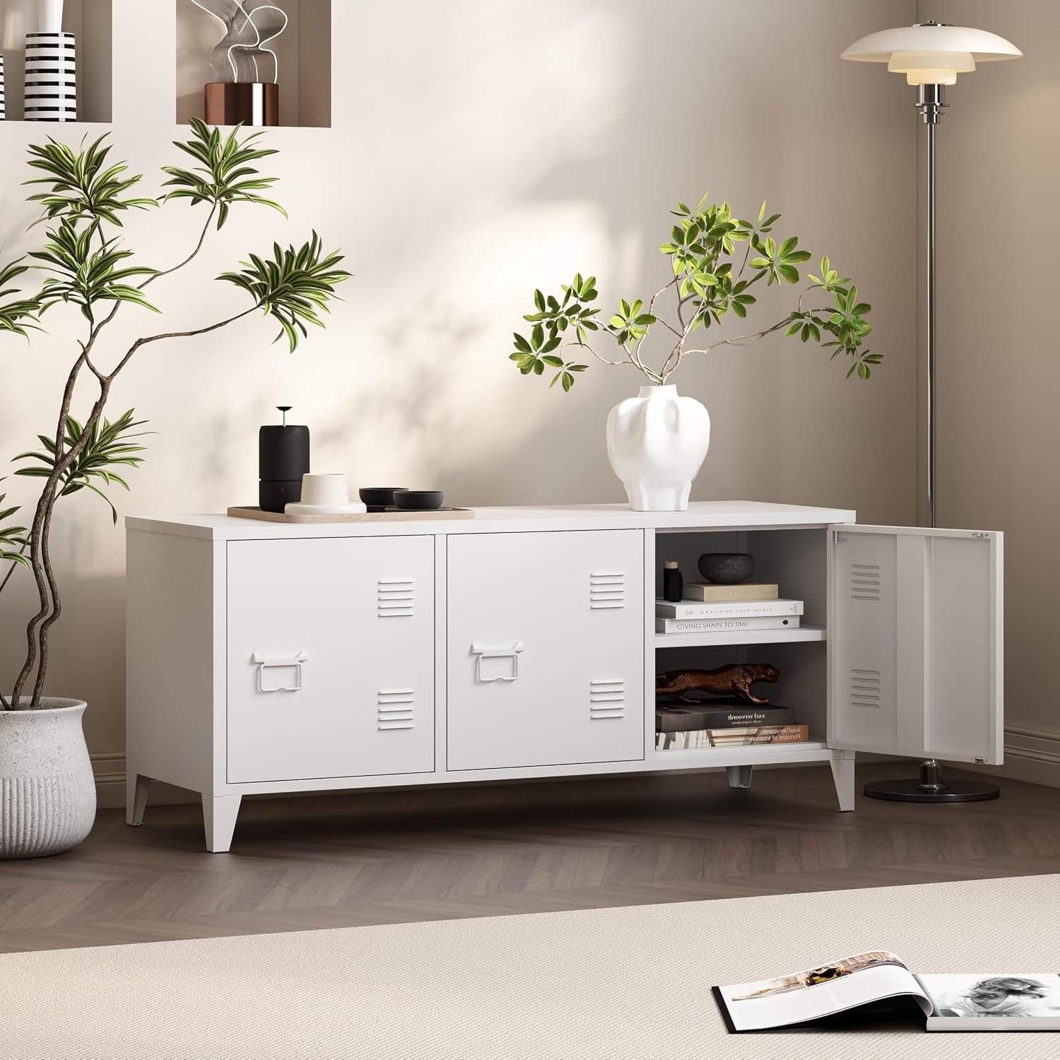 Centro de entretenimiento mode - Office Furniture Credenza reseña y precio